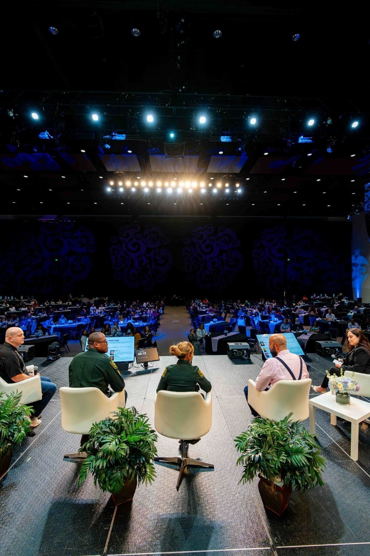 Mental wellness exhibitor booth activity